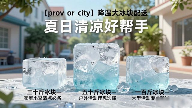 房山降温大冰块配送 夏日清凉好帮手